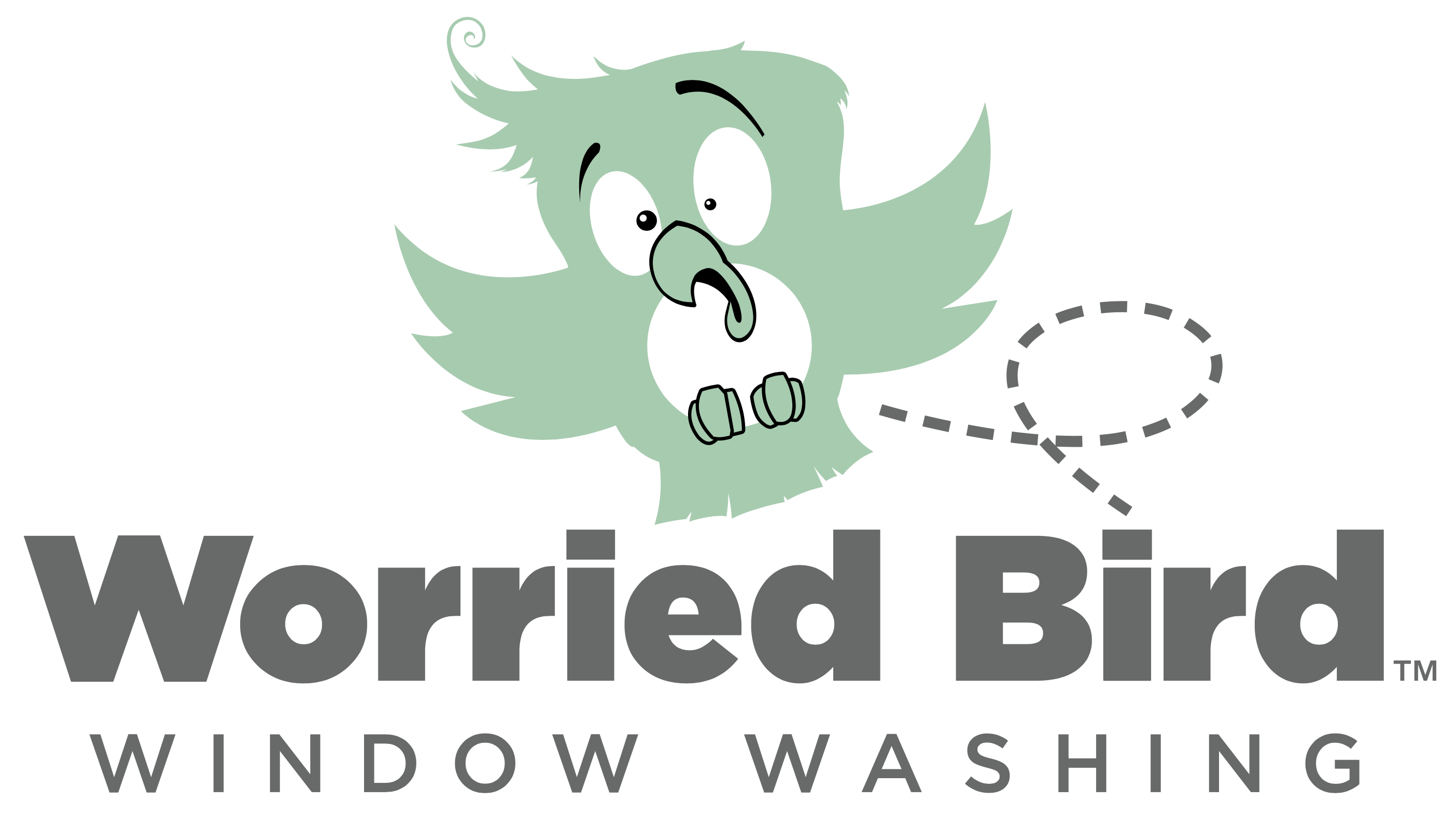 Worried Bird Window Washing logo