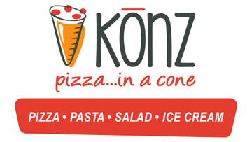 Konz Pizza in a Cone logo