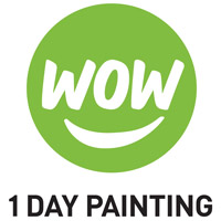 WOW 1 DAY PAINTING Logo